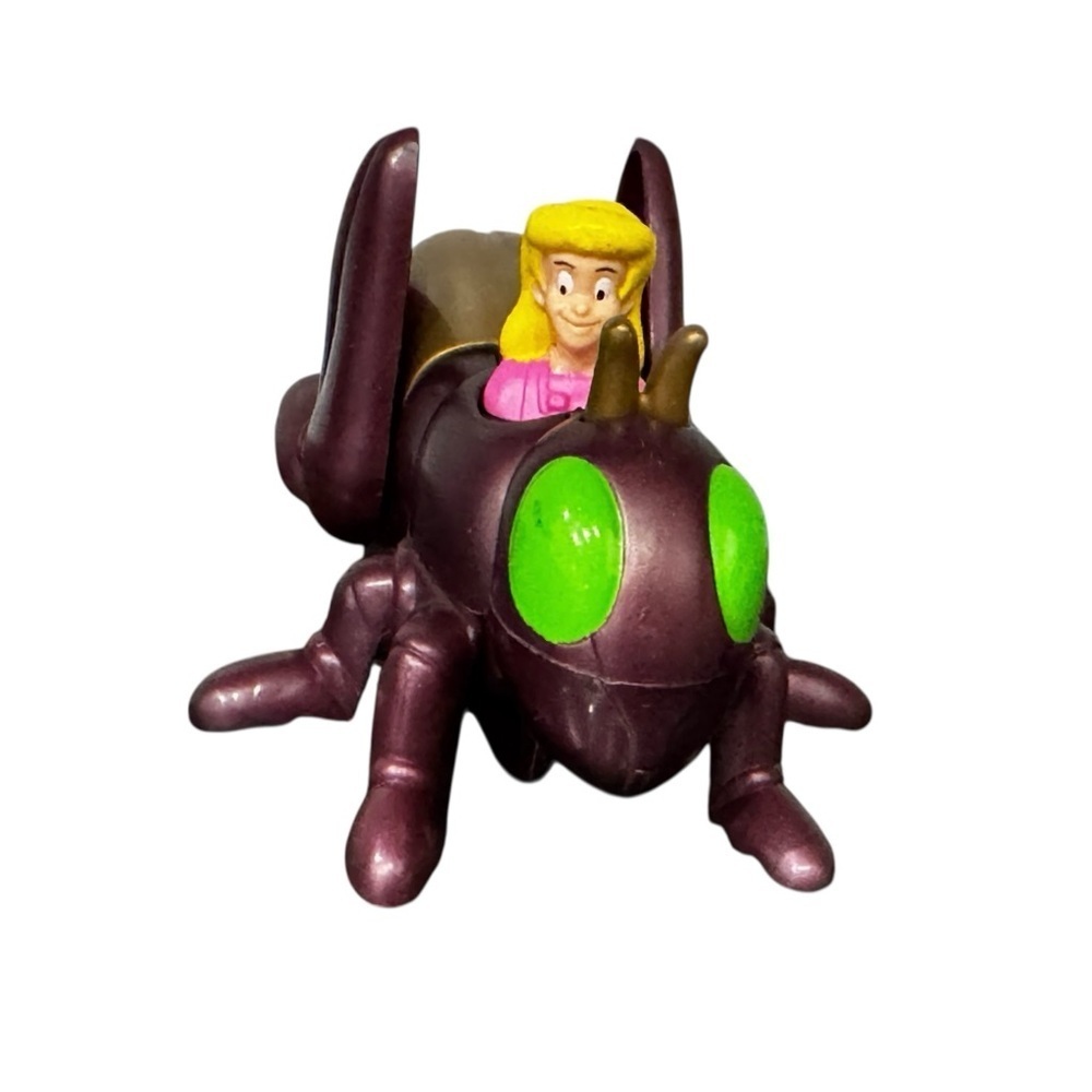 Vintage 1998 Burger King Bug Riders Snaps Cricket Toy: Pulls Back and Moves